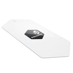 Hexagonal 6D SLIDING mat with a black logo on a white background