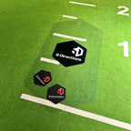 Hexagonal sliding mat from 6-Directions in gym for 6D SLIDING with two 6D Sliders