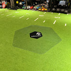 Hexagonal sliding mat from 6-Directions in gym for 6D SLIDING